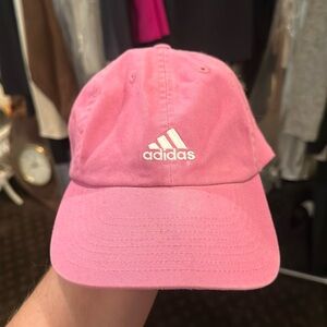 pink adidas baseball hat